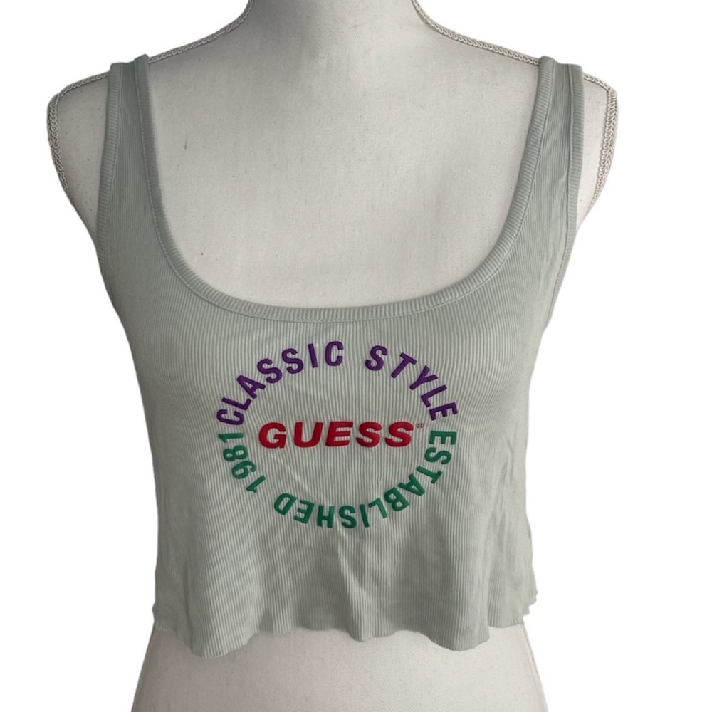 GUESS ORIGINALS CROPPED TANK TOP